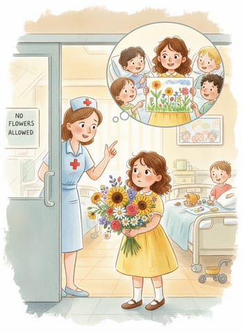 Capa de No Flowers on the Ward