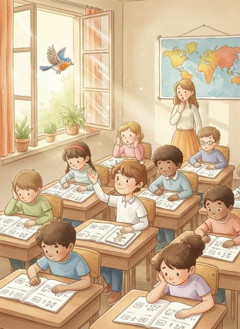Sampul The Bird in the Classroom