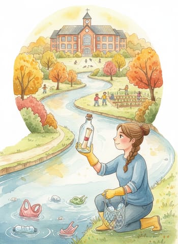 Ảnh bìa The Bottle in the River
