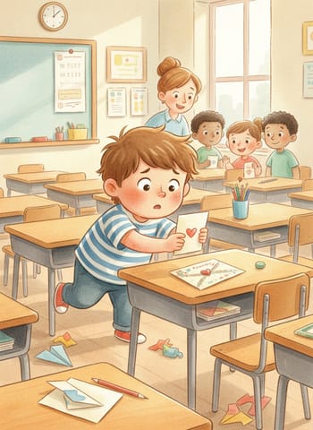 Cover of The Card on the Wrong Desk