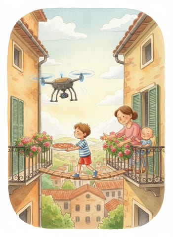 Sampul The Drone on the Wrong Balcony