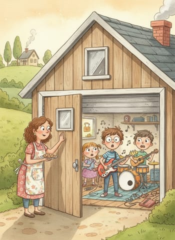 Cover of The Knock on the Garage Door