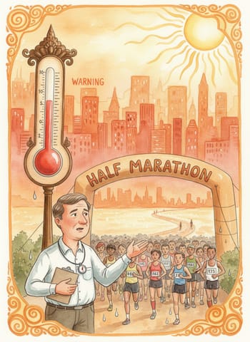 Ảnh bìa The Marathon in the Heat
