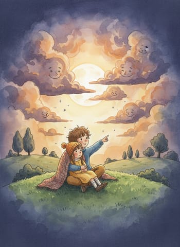 Portada de The Moon Behind the Clouds