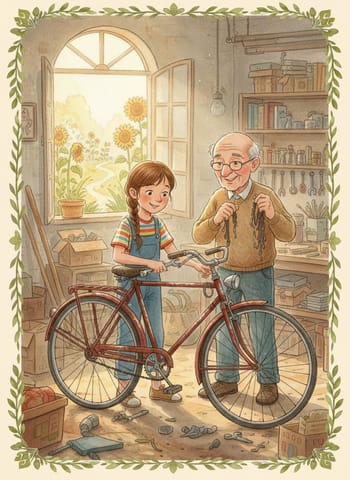 Portada de The Old Bicycle
