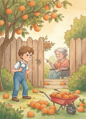 Cover of The Oranges Over the Fence