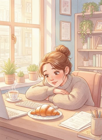 Ảnh bìa The Pastry Left on Her Desk