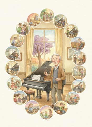 Cover of The Piano Tuner's Visits