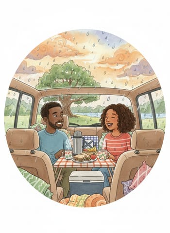 Sampul The Picnic in the Car