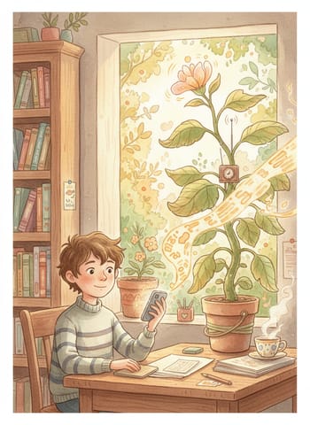 Capa de The Plant That Sent Messages