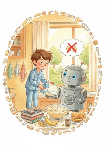Cover of The Robot Chef Without Eggs