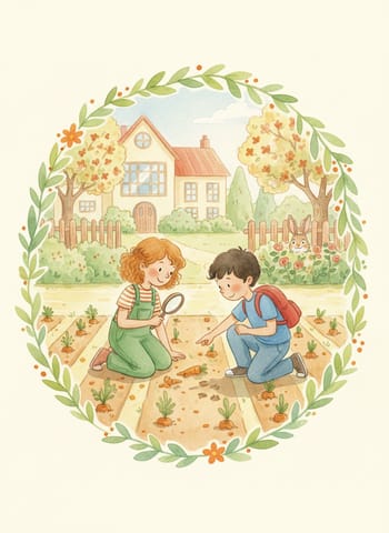 Sampul The School Garden Carrots