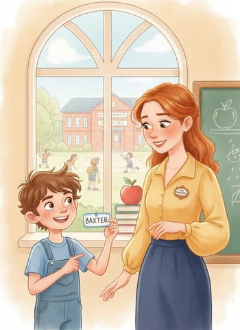 Ảnh bìa The Substitute Teacher Who Wasn't