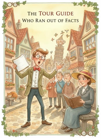 Cover of The Tour Guide Who Ran Out of Facts