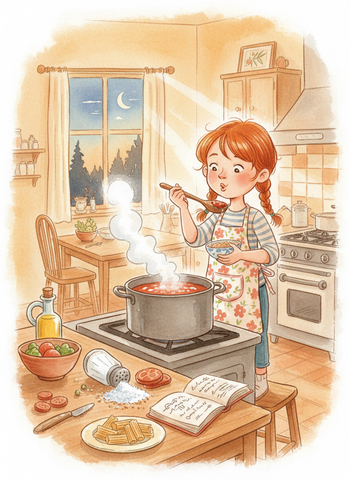 Cooking Dinner Alone for the First Time