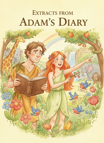 Extracts from Adam's Diary cover
