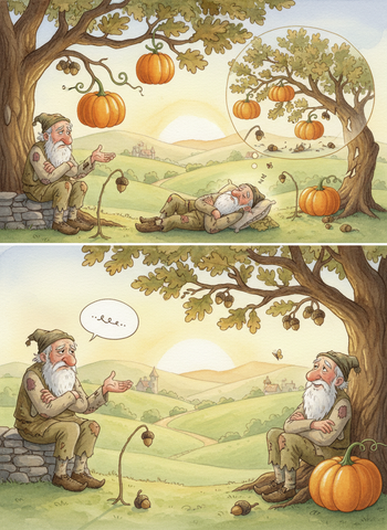 The Acorn and the Pumpkin cover