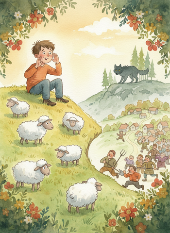 The Boy Who Cried Wolf cover