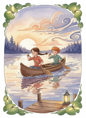 The Canoe at Dusk cover