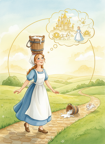 The Dairy-Woman and the Pail of Milk cover