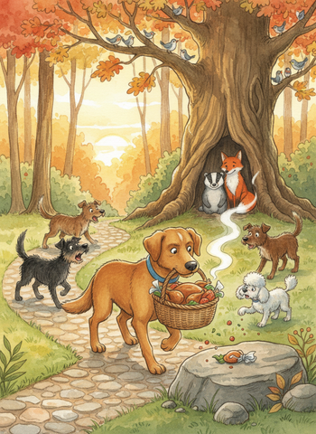 The Dog Who Carried His Master's Dinner cover