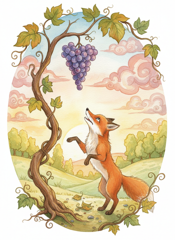 The Fox and the Grapes cover