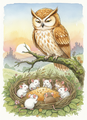 The Mice and the Screech-Owl cover