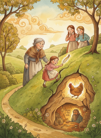 The Old Dame and Her Hen cover
