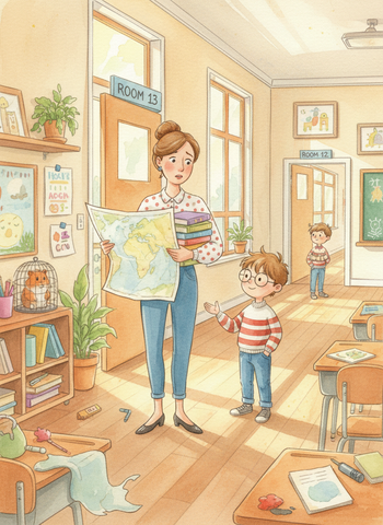 The Substitute in Room 12 cover
