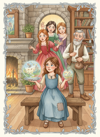 The Tale of the Silver Saucer and the Crystal Apple
