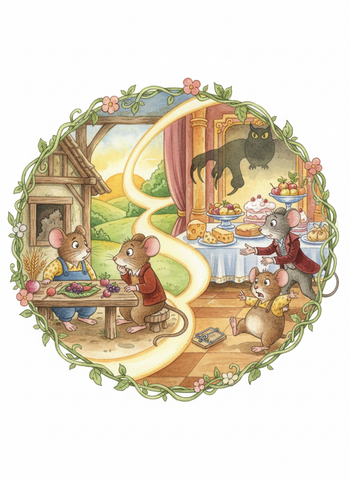 The Town Mouse and the Country Mouse cover
