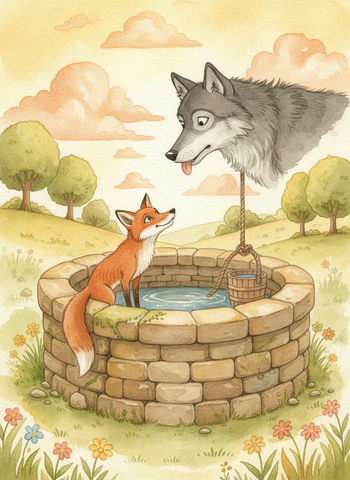 The Wolf and the Fox in the Well cover